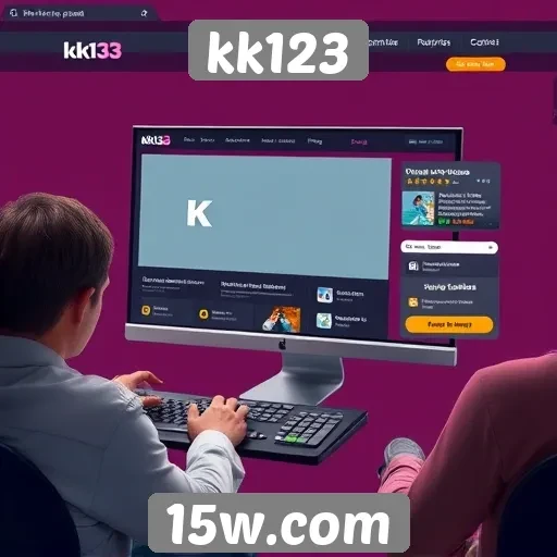 Análise da interface do usuário do site kk123